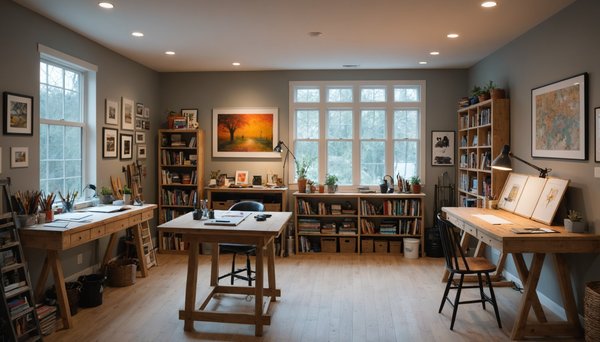 Illuminate your creative space: creative techniques to maximize natural light in your basement art studio