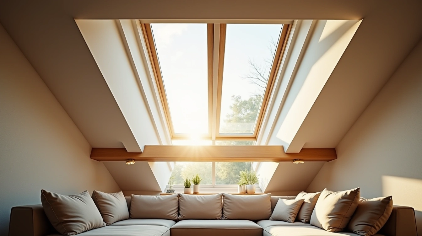 Types of skylights suited for pitched roofs